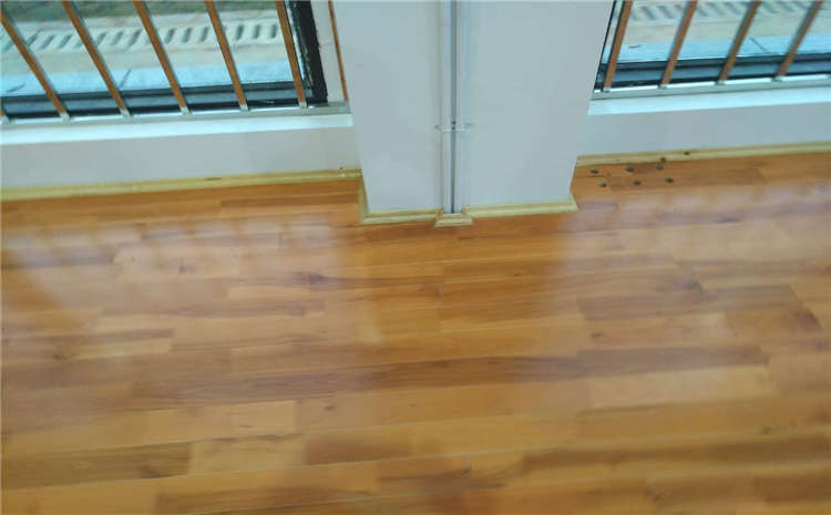 楓樺木舞臺木地板雙層龍骨結構