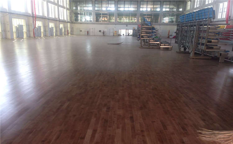 俄勒岡松體育木地板雙層龍骨結構