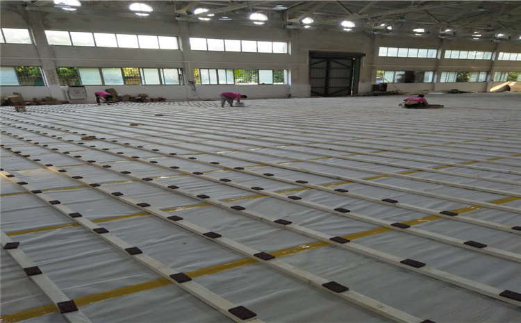 24厚舞臺木地板主輔龍骨結(jié)構(gòu)