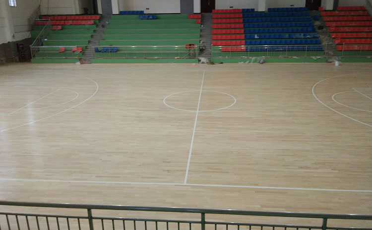 柞木乒乓球館木地板雙層龍骨結構