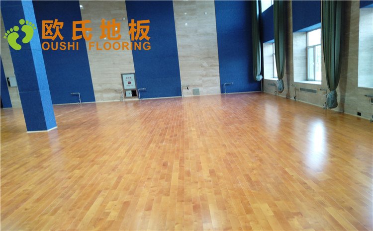 內蒙古赤峰市**稅務總局職工活動中心木地板項目—歐氏實木運動地板